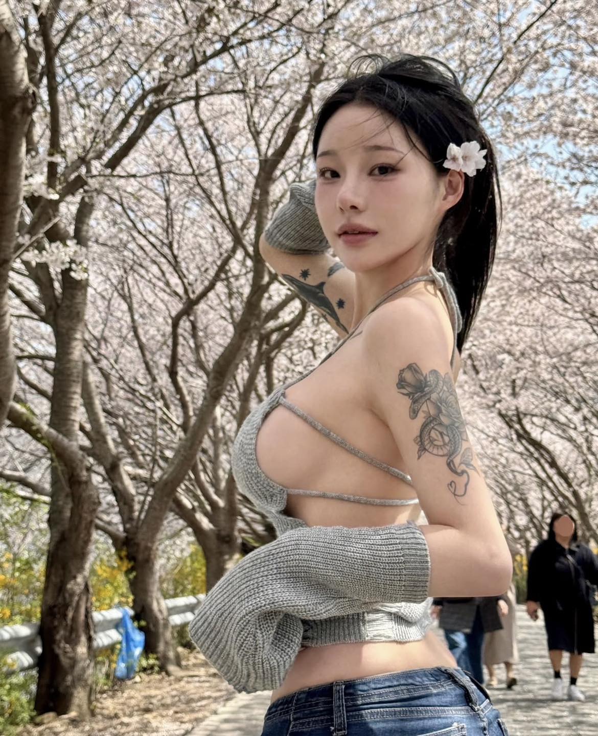 Demo photo of cherry blossoms.